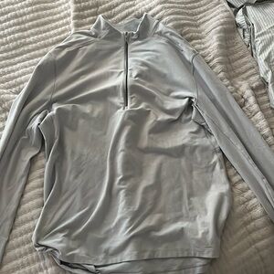 Lululemon Light Gray Quarterzip